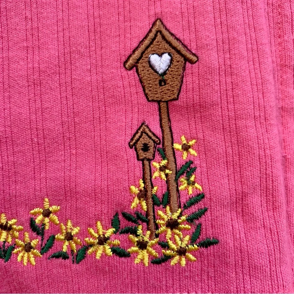 Pink Cottagecore Button Front Top - Picture 3 of 11